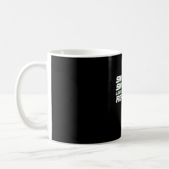 Caneca De Café Golfer Swing Sweat Procura Bola (Esquerda)