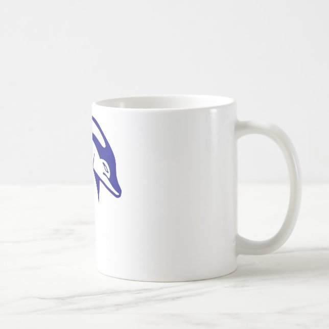 Caneca De Café Golfinho Azul (Direita)
