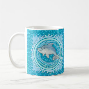 Caneca De Café Golfinho Bebê