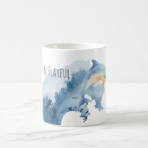 Caneca De Café Golfinho Divertido