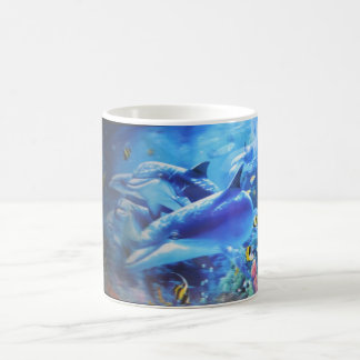 Caneca De Café Golfinhos do amor