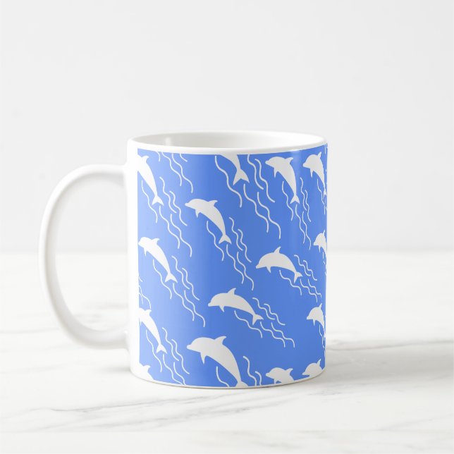 Caneca De Café Golfinhos fofos  (Esquerda)
