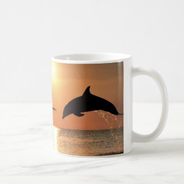 Caneca De Café Golfinhos por Sunset