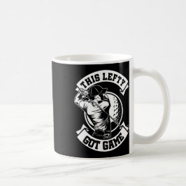 Caneca De Café Golfista Canhoto Golfista Canhoto Golfe Golfe Canh