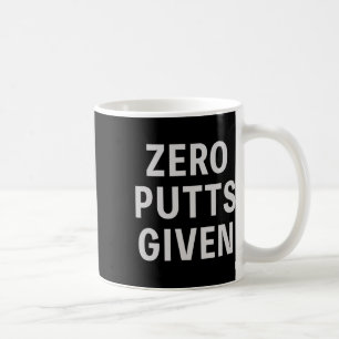 Caneca De Café Golfista Engraçado Dizendo Zero Tacos Dado Dia dos