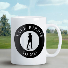 Caneca De Café Golfista Fale Passarinho Para Mim Humor Engraçado 