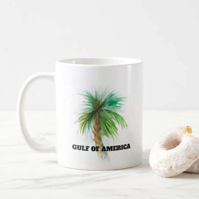 Caneca De Café Golfo da América (Com Donut)