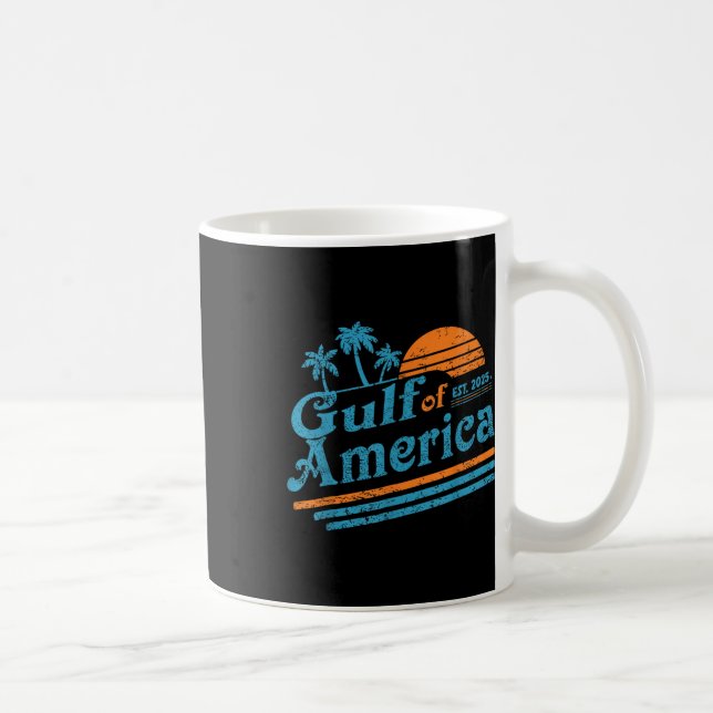 Caneca De Café Golfo De Bandeira Americano 2025 (Direita)