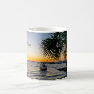 Caneca De Café Golfo de Breeze Flórida Molusco Clássico Sunset
