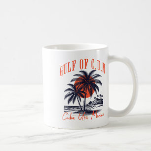 Caneca De Café Golfo De Cuba Eua México