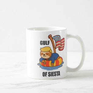 Caneca De Café Golfo de Siesta Funny Trump Sloth