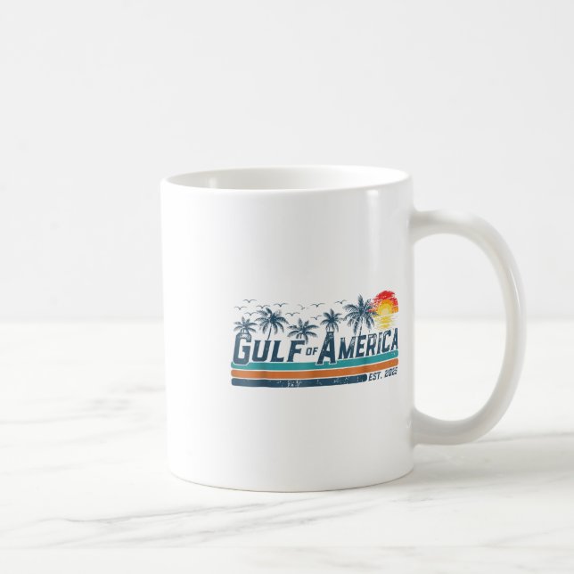 Caneca De Café Golfo Do México Da América Do Leste De 2025 Para (Direita)