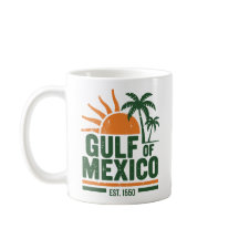 Golfo do México Retro Viagem Souvenir