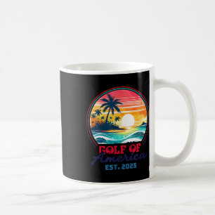 Caneca De Café Golfo Dos Eua América Leste 2025 Retro Vintage Bea
