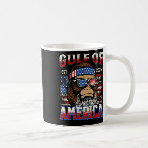 Caneca De Café Golfo Dos Eua América Trump Funny Bigfoot Pat Méxi