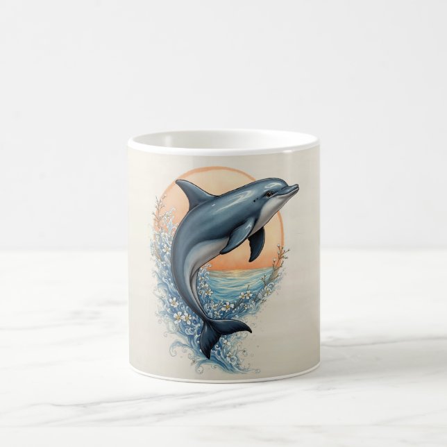 Caneca De Café Golfo Fino ao Pôr do Sol (Centro)