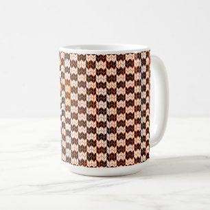 CANECA DE CAFÉ GOMA NEGRA DE VERIFICAÇÃO DA LARANJA KNIT ALTA
