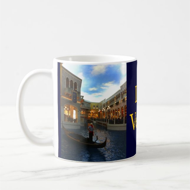 Caneca De Café Gôndola Venetian do canal de Las Vegas (Esquerda)