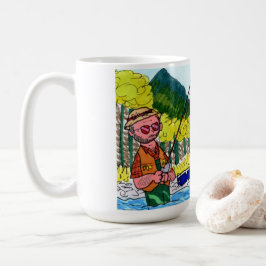 Caneca De Café Gone Fishin" - Donald Smithfield 15oz Mug