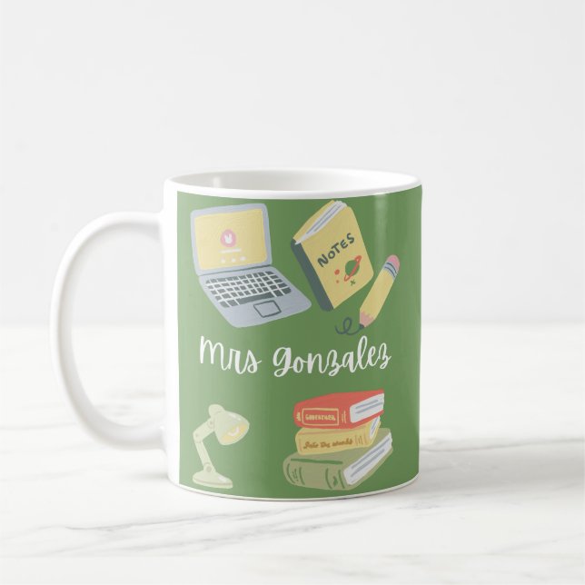 Caneca De Café Gonzalez Teacher (Esquerda)