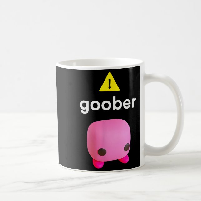 Caneca De Café Goober Funny Meme Ironic Weirore  (Direita)
