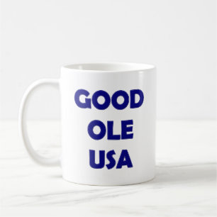 Caneca De Café Good Ole USA, Blue-Coffee Mug
