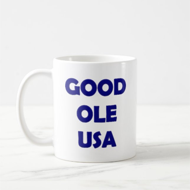 Caneca De Café Good Ole USA, Blue-Coffee Mug (Esquerda)