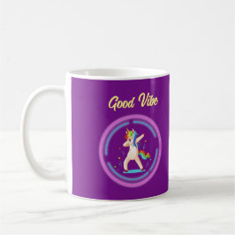 Caneca De Café Good Vibe Unicorn