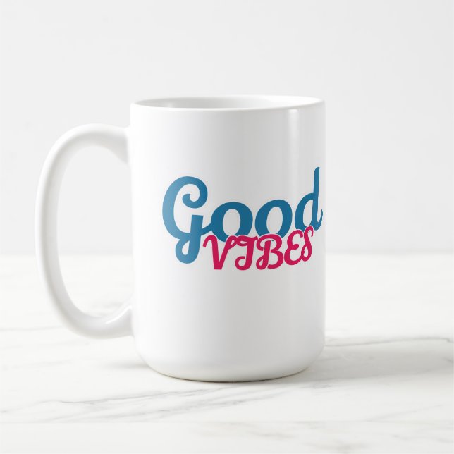 Caneca De Café Good vibes  (Esquerda)