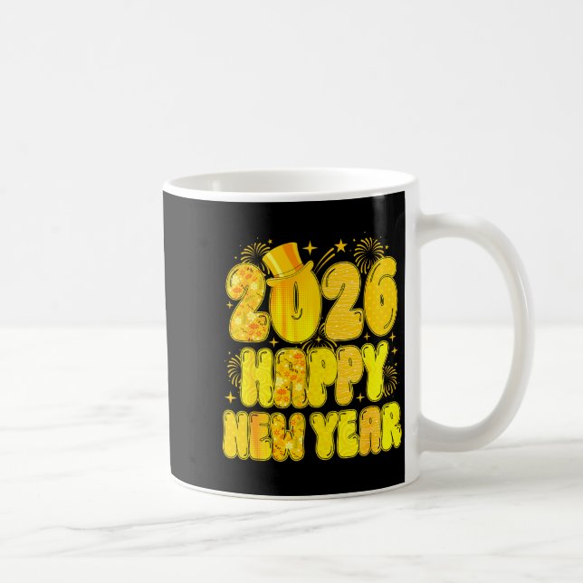 Caneca De Café Goodbye 2025 Happy New Year 2026 Women Girl Kids  (Direita)