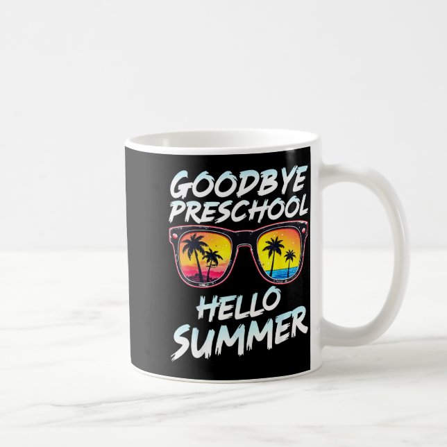 Caneca De Café Goodbye Preschool Graduation Tee Teachers Kids Hel (Direita)