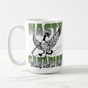 Caneca De Café Goose canadense desagradável