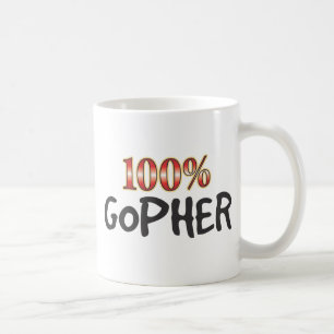 Caneca De Café Gopher 100 por cento