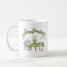 Caneca De Café GOPHER BAROQUE por Sandra Boynton