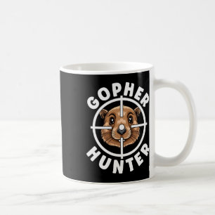 Caneca De Café Gopher Hunter Crosshairs Caça-Armadilhas