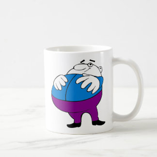 Caneca De Café gordo-homem-desenhos animados