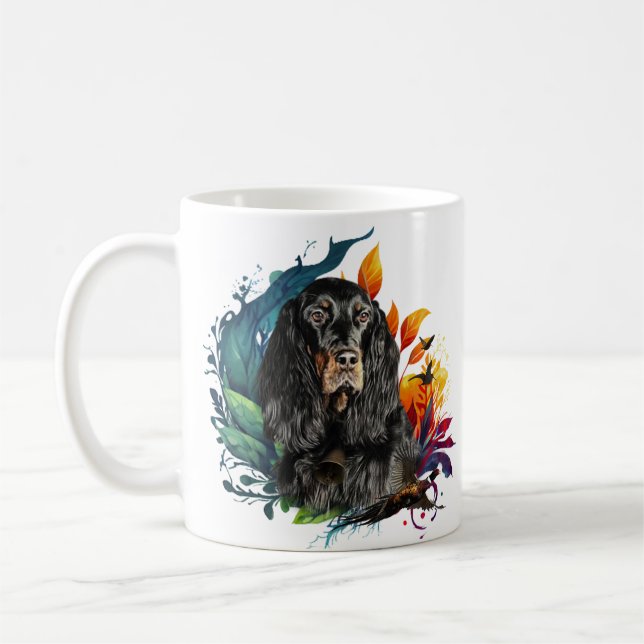 Caneca De Café Gordon Setter (Esquerda)