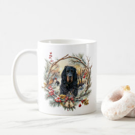 Caneca De Café Gordon Setter Christmas Joy – Seasonal Dog Art
