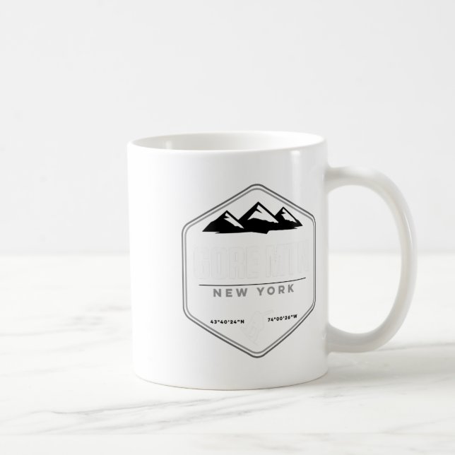 Caneca De Café Gore Mountain Ny Snowboard T (Direita)