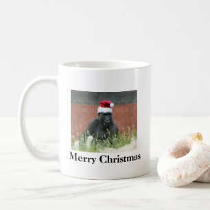 Caneca De Café Gorila No Natal