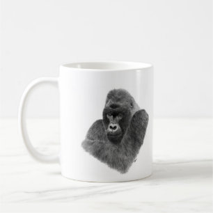 Caneca De Café Gorilla Animal art Mugs