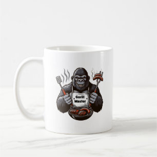 Caneca De Café Gorilla Grill Master