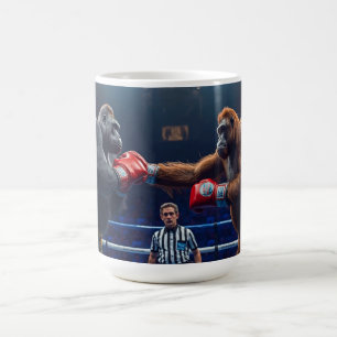 Caneca De Café Gorilla vs Orangutan