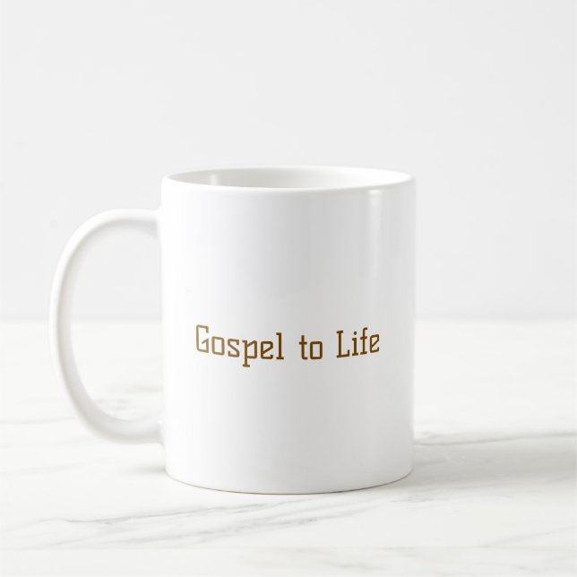 Caneca De Café Gospel to Life Mug (Esquerda)