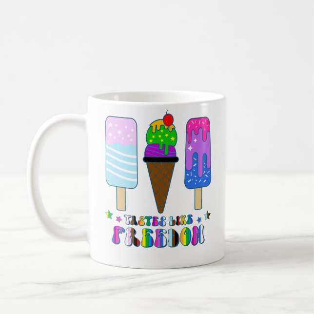 Caneca De Café Gosto da liberdade - Igualdade LGBTQ+ (Esquerda)