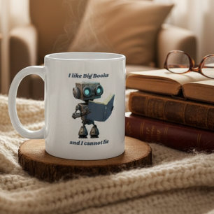 Caneca De Café Gosto De Grandes Livros E Não Posso Mentir