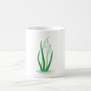 Caneca De Café Gotas de neve (Galanthus nivalis)