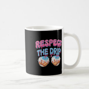 Caneca De Café Gotejamento de Beisebol Para Meninos Sorvete Respe