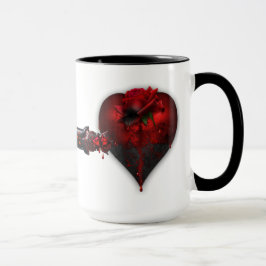 Caneca de Café Gothica do Dia dos Namorados