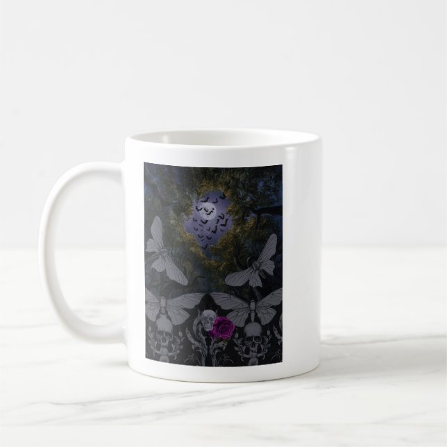 Caneca De Café Gótica Zendula Café Mug 4 (Esquerda)